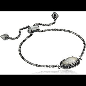 Kendra Scott Eve gunmetal toggle bracelet
